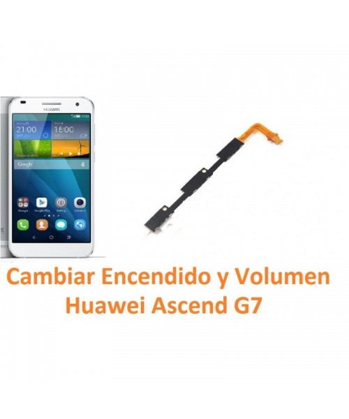 Cambiar Encendido y Volumen Huawei Ascend G7 - Imagen 1