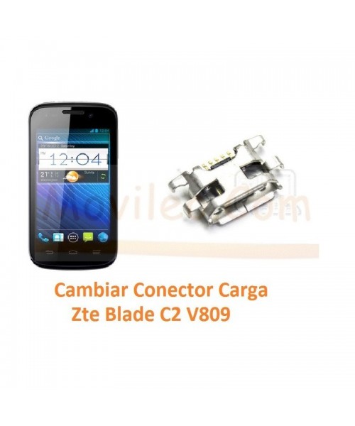 Cambiar Conector Carga Zte Blade C2 V809 - Imagen 1