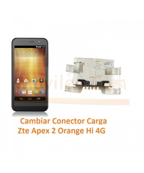 Cambiar Conector Carga Zte Apex 2 Orange Hi 4G - Imagen 1