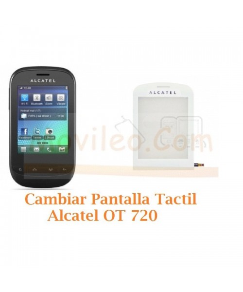 Cambiar Pantalla Tactil Alcatel OT720 OT-720 - Imagen 1