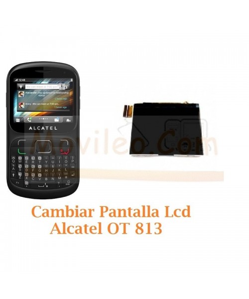 Cambiar Pantalla Lcd Display Alcatel OT-813 OT813 - Imagen 1