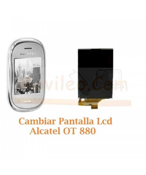 Cambiar Pantalla Lcd  Alcatel OT880 OT-880 - Imagen 1