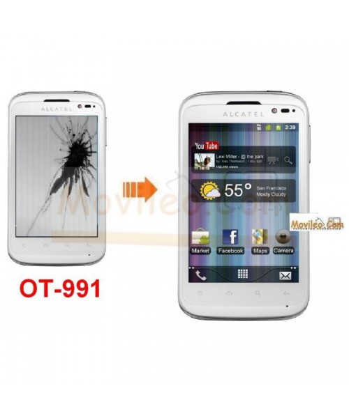 Cambiar Pantalla LCD (display) Alcatel One Touch 991 - Imagen 1