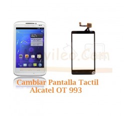 Cambiar Pantalla Tactil Alcatel OT993 OT-993 - Imagen 1