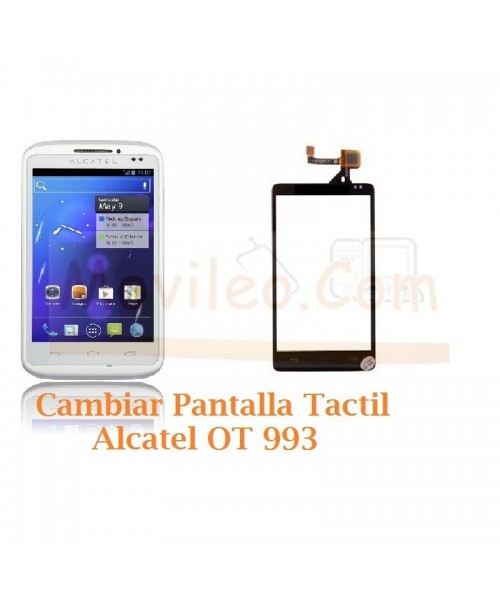 Cambiar Pantalla Tactil Alcatel OT993 OT-993 - Imagen 1