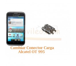 Cambiar Conector Carga Alcatel OT995 OT-995 - Imagen 1