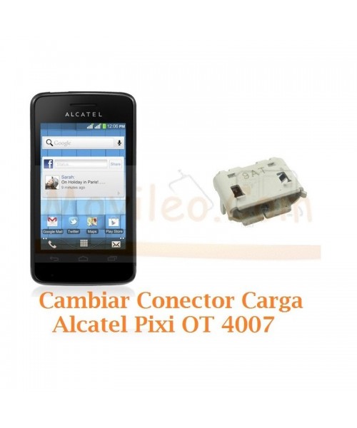 Cambiar Conector Carga Alcatel Pixi OT4007 OT-4007 - Imagen 1