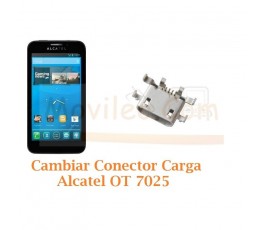 Cambiar Conector Carga Alcatel OT7025 OT-7025 - Imagen 1