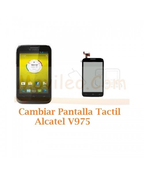 Cambiar Pantalla Tactil Alcatel V975 - Imagen 1