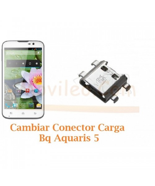 Cambiar Conector Carga Bq Aquaris 5 - Imagen 1