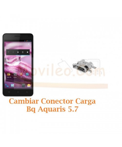 Cambiar Conector Carga Bq Aquaris 5.7 - Imagen 1