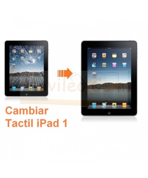 Cambiar Pantalla Tactil ( Cristal) iPad-1 - Imagen 1