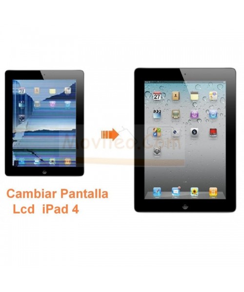 Cambiar Pantalla Lcd Display iPad 4 - Imagen 1