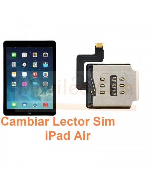 Cambiar Lector Sim iPad Air - Imagen 1