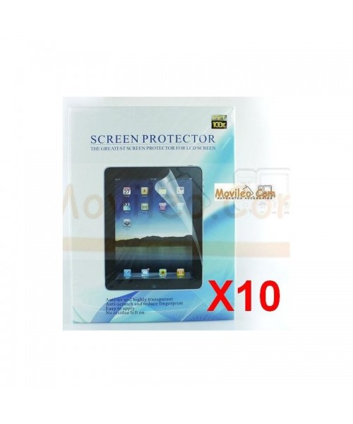 Pack 10 Protectores de Pantalla Transparente iPad 4 - Imagen 1