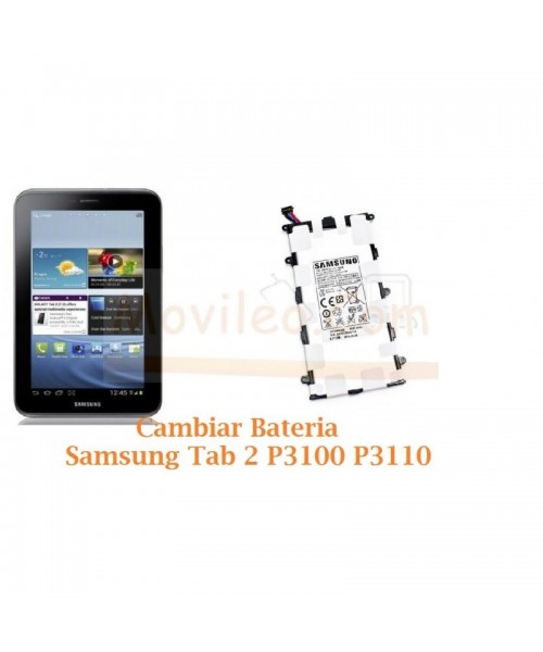 Cambiar Bateria Samsung Tab 2 P3100 P3110 - Imagen 1