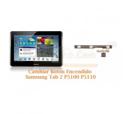 Cambiar Boton Encendido Samsung Tab 2 P5100 P5110 - Imagen 1