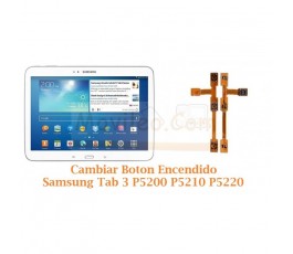 Cambiar Boton Encendido Samsung Tab 3 P5200 P5210 P5220 - Imagen 1