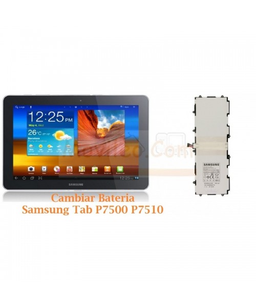 Cambiar Bateria Samsung Tab P7500 P7510 - Imagen 1