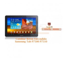 Cambiar Boton Encendido Samsung Tab P7500 P7510 - Imagen 1