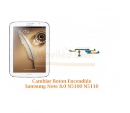 Cambiar Boton Encendido Samsung Note 8.0 N5100 N5110 - Imagen 1