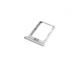 Porta Sim de Desmontaje para Bq Aquaris X5 M5 Metal Plata - Imagen 1