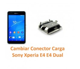 Cambiar conector carga Sony Xperia E4 - Imagen 1