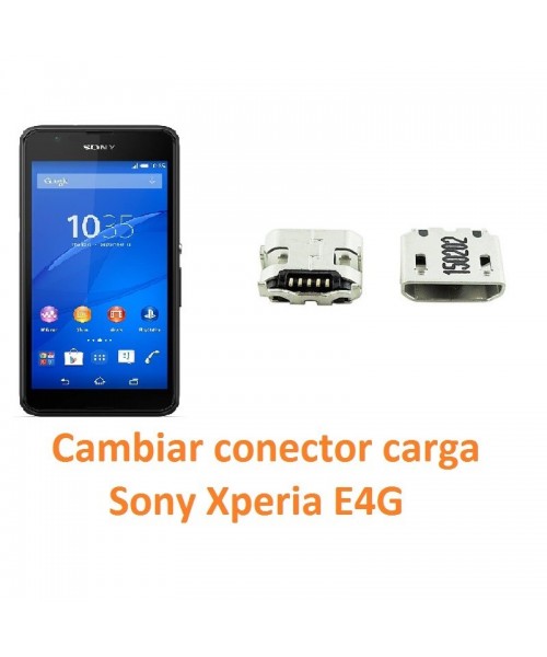 Cambiar conector carga Sony Xperia E4G - Imagen 1