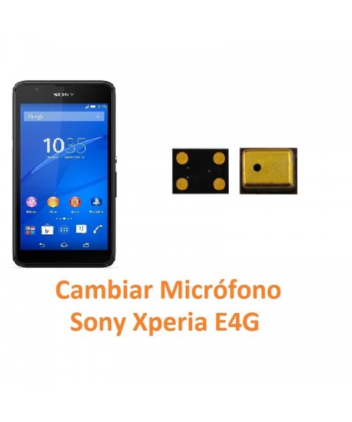 Cambiar micrófono Sony Xperia E4G - Imagen 1