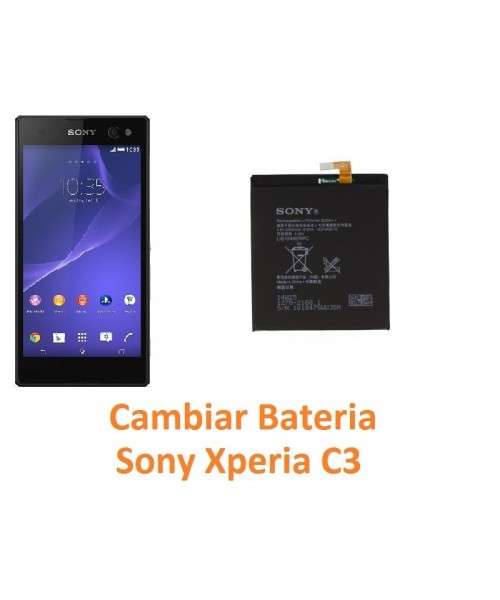 Cambiar batería Sony Xperia C3 - Imagen 1