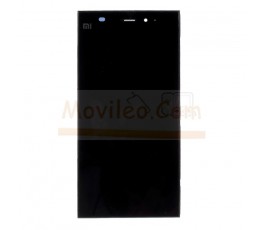 Pantalla completa táctil lcd y marco para Xiaomi Mi3 Negro - Imagen 1