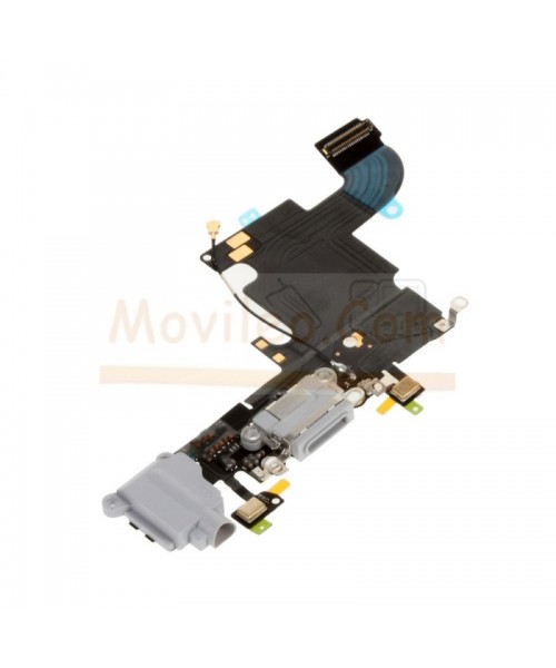 Flex conector carga micrófono y jack para iPhone 6S Gris - Imagen 1