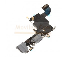 Flex conector carga micrófono y jack para iPhone 6S Gris Oscuro - Imagen 4