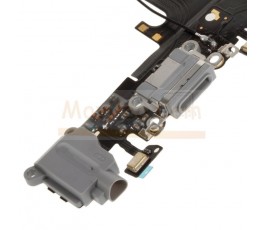 Flex conector carga micrófono y jack para iPhone 6S Gris Oscuro - Imagen 5