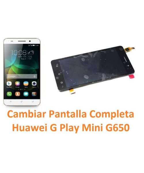 Cambiar pantalla completa táctil y lcd Huawei G Play Mini G650 - Imagen 1