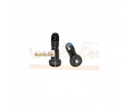 Set de 2 tornillos Negros para conector lightning de carga y accesorios para iPhone 5 - Imagen 1