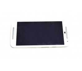 Pantalla completa con marco Motorola Moto G 2º gen 4G XT1072 blanca