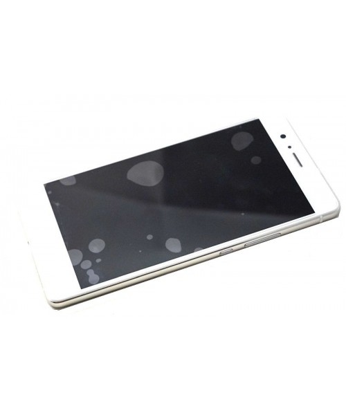 Pantalla completa táctil lcd y marco Huawei P9 Lite Blanca