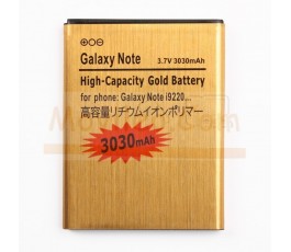 Bateria Gold de 3030mAh para Samsung Galaxy Note N7000 i9220 - Imagen 1