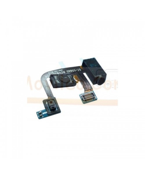 Flex Auricular Jack y Sensor de Proximidad para Samsung Gio S5660 - Imagen 1