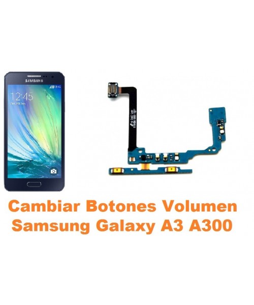 Cambiar botones volumen Samsung Galaxy A3 A300