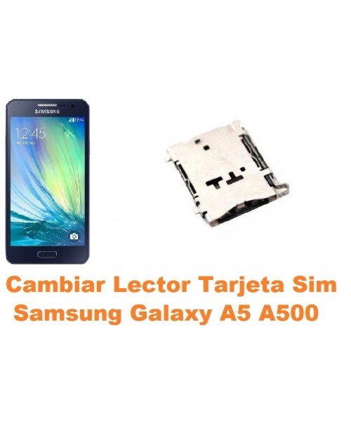 Cambiar lector sim Samsung Galaxy A5 A500