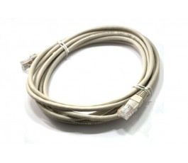 Cable de red RJ45 Cat. 5E blanco 2.5m