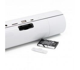 Altavoz multifuncional portable KR-8800 con bluetooth y NFC blanco