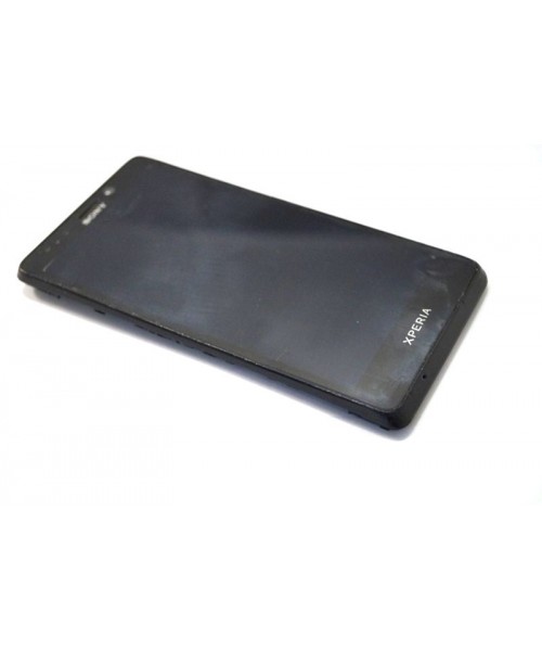 Pantalla completa tactil lcd display y marco para Sony Xperia T LT30