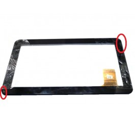 Pantalla tactil y marco con tara para Woxter Tablet PC QX 100 negra