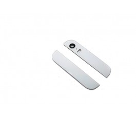 Carcasa embellecedor superior e inferior blanco para iPhone 5S