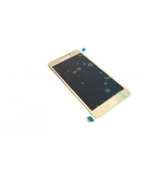 Pantalla completa lcd y tactil para Samsung Galaxy A3 A300 dorada