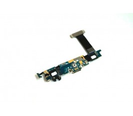 Conector carga y jack audio para Samsung S6 Edge G925F azul de desmontaje