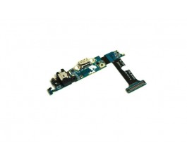 Conector carga y jack audio para Samsung S6 Edge G925F azul de desmontaje